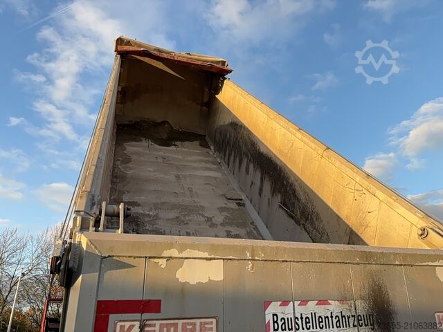 Kippauflieger Kempf 3-axle aluminium tipper semi-trailer
