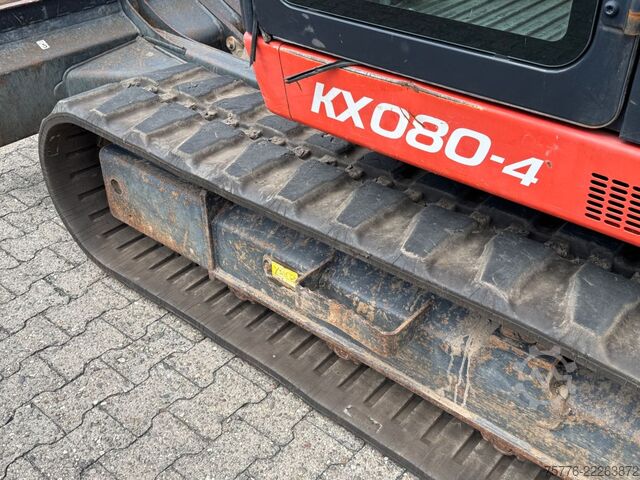 Mini excavator KUBOTA KX080-4    Rototilt RS30  + Sortier/Greifmodul