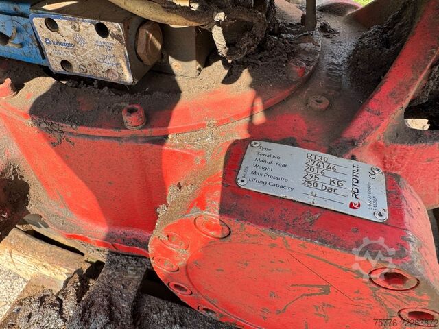Mini excavator KUBOTA KX080-4    Rototilt RS30  + Sortier/Greifmodul