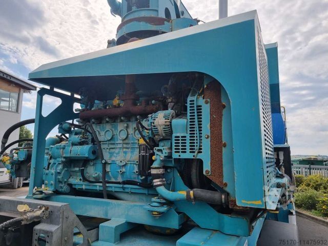 Auflieger De Buf Beton-Mischer 9m³/Sermac 24m Betonpumpe