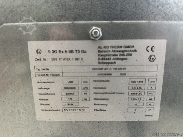 Farbnebelabsaugung AL-KO THERM Colour Jet 2 / 105