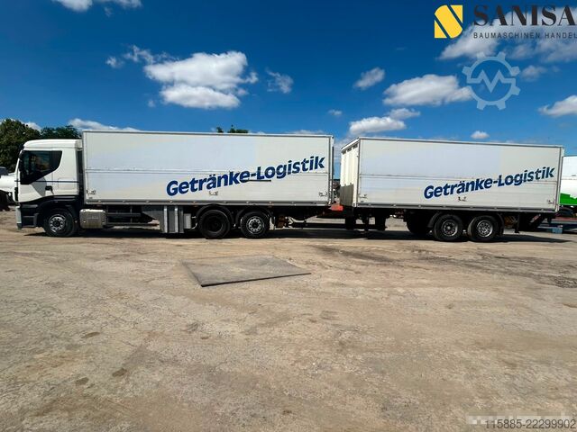 Beverage truck Iveco Stralis AS260S42/2x LBW/Schwenkwand/Zug