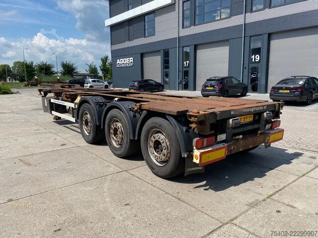 Container transport Krone SD Chassis / ADR / 2x Extendable / MB + Disc / ...
