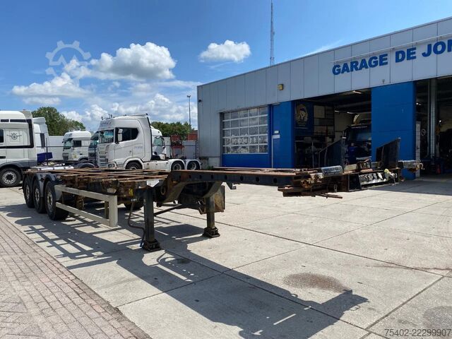 Container transport Krone SD Chassis / ADR / 2x Extendable / MB + Disc / ...