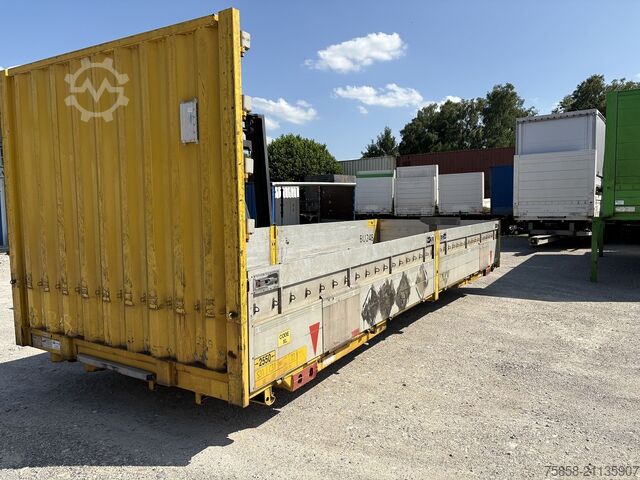 Wechselpritsche offen Krone Baustoff Wechselbrücke 7,45m Türen