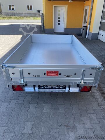 Car carrier trailer Martz Kipper 250 C S 1,3T Kipper Einachser