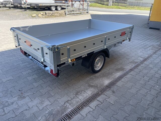 Car carrier trailer Martz Kipper 250 C S 1,3T Kipper Einachser