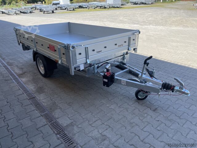 Car carrier trailer Martz Kipper 250 C S 1,3T Kipper Einachser