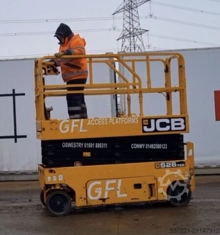 Scherenhebebühne JCB S2632E --> res. CP 05.02.2026