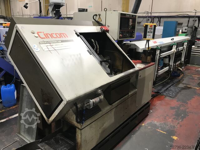 Sliding head CNC lathe with bar feed Citizen Cincom F25