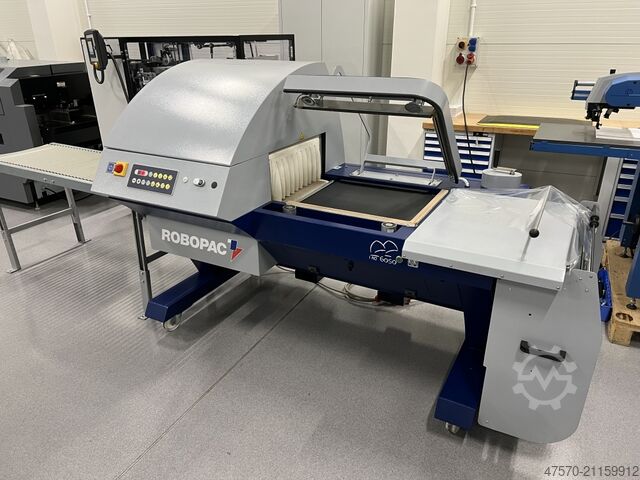 Schrumpftunnel mit Schweißgerät Robopac Pack 6050A Shrink Tunnel with Sealer