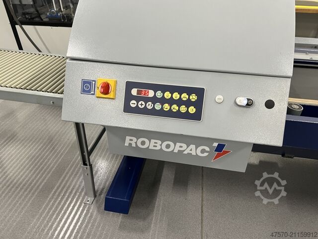 Schrumpftunnel mit Schweißgerät Robopac Pack 6050A Shrink Tunnel with Sealer