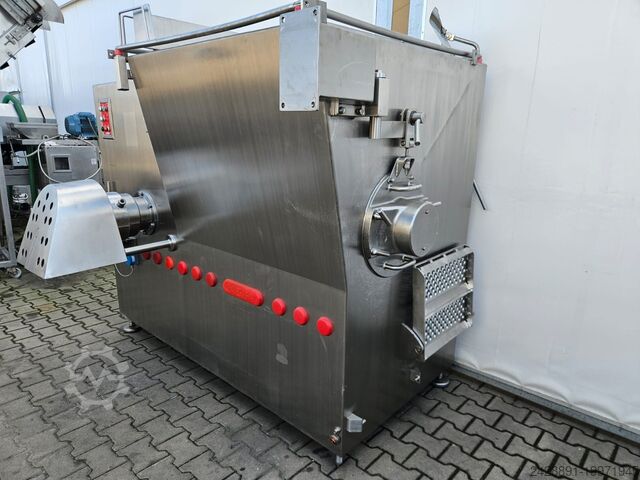 Gefrierfleischwolf mit Beladung LASKA WWB 200, BA 24