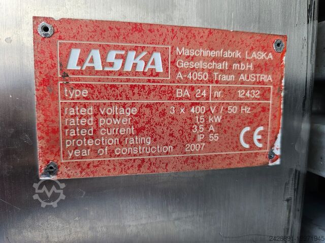 Gefrierfleischwolf mit Beladung LASKA WWB 200, BA 24