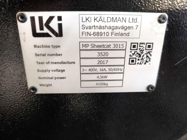 Revolverstanzmaschine AMADA EMZ-3610 NTZ + LKI MP SheetCat 3015