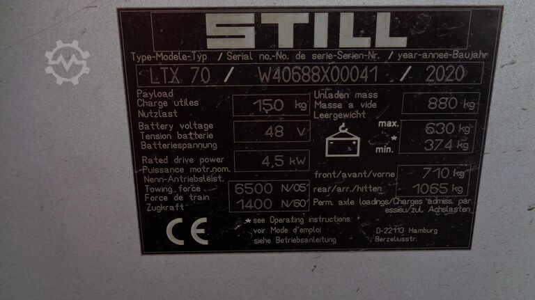 Schlepper STILL LTX 70