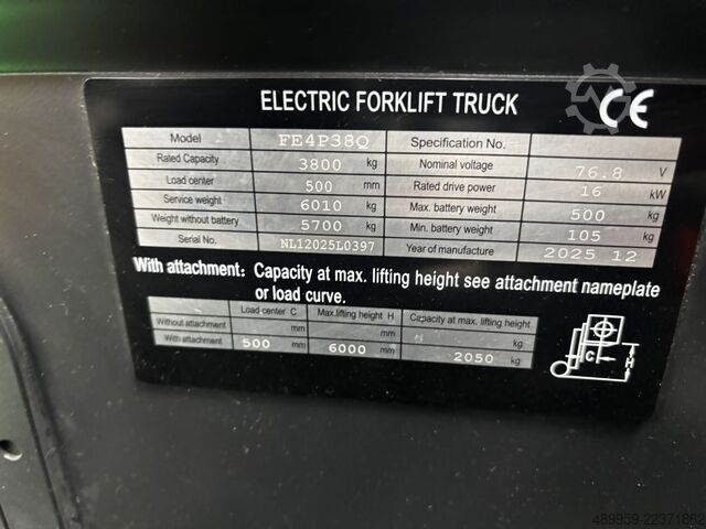 Elektro 4 Rad-Stapler Noblelift FE4P38Q