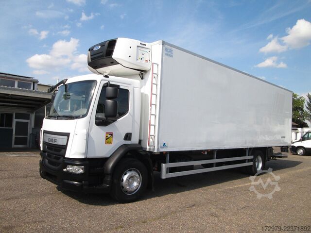 Refrigerated truck DAF LF 280 *2xMaxi Carrier XXL-Kühlkoffer 8.85m*LBW*
