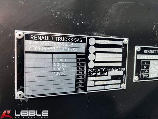 Standard SZM RENAULT T 480 HIGH*4x2*Vollluft*Standklima*Alcoa*225tkm*