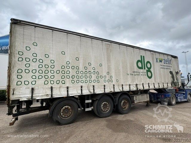 Open semitrailer with tarp  Curtainsider Standard