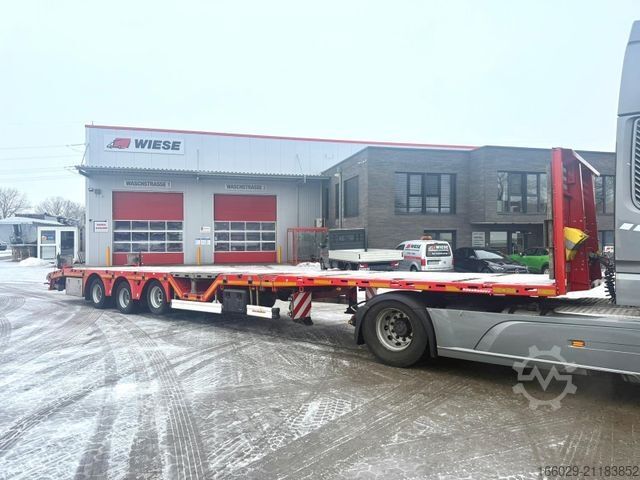 Auflieger mit Arbeitsbühne KÄSSBOHRER SPA Mega Tele Plattform Auflieger mit Radmulden