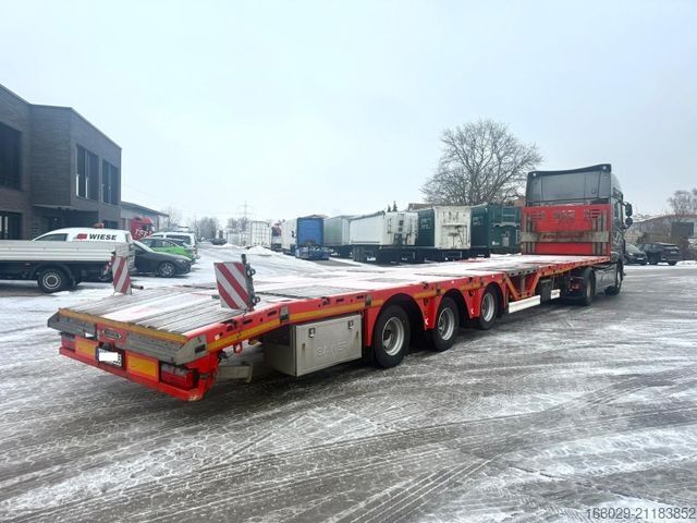 Auflieger mit Arbeitsbühne KÄSSBOHRER SPA Mega Tele Plattform Auflieger mit Radmulden