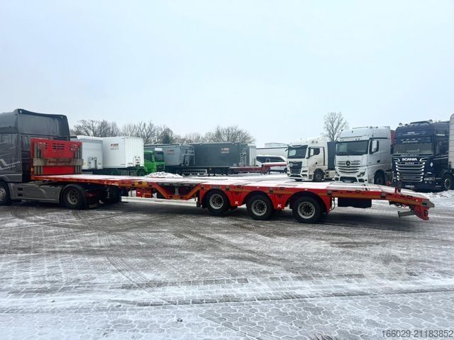 Auflieger mit Arbeitsbühne KÄSSBOHRER SPA Mega Tele Plattform Auflieger mit Radmulden