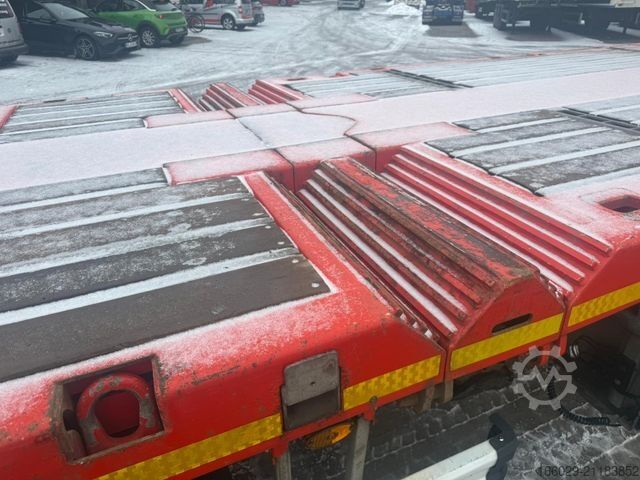 Auflieger mit Arbeitsbühne KÄSSBOHRER SPA Mega Tele Plattform Auflieger mit Radmulden