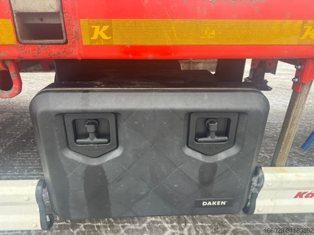 Auflieger mit Arbeitsbühne KÄSSBOHRER SPA Mega Tele Plattform Auflieger mit Radmulden