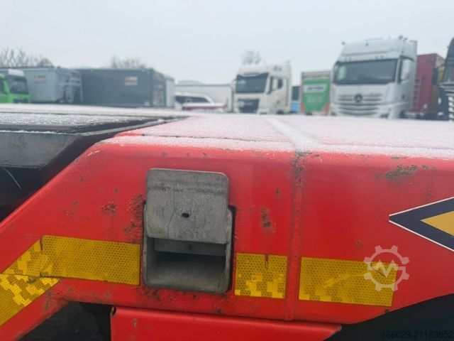 Auflieger mit Arbeitsbühne KÄSSBOHRER SPA Mega Tele Plattform Auflieger mit Radmulden