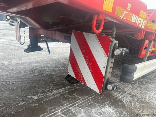 Auflieger mit Arbeitsbühne KÄSSBOHRER SPA Mega Tele Plattform Auflieger mit Radmulden