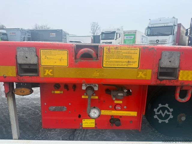 Auflieger mit Arbeitsbühne KÄSSBOHRER SPA Mega Tele Plattform Auflieger mit Radmulden