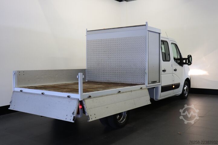 Flatbed double cab Renault Master 2.3 dCi 145PK L4 DC Dubbel Lucht EURO 6 ...