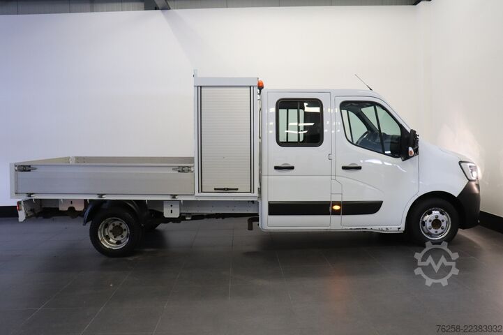 Flatbed double cab Renault Master 2.3 dCi 145PK L4 DC Dubbel Lucht EURO 6 ...
