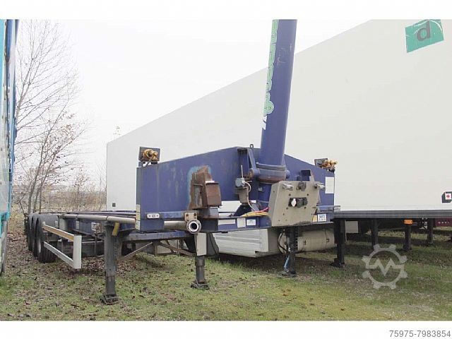 Tipper  semirmorchio ribaltabile 40portacontainer usato