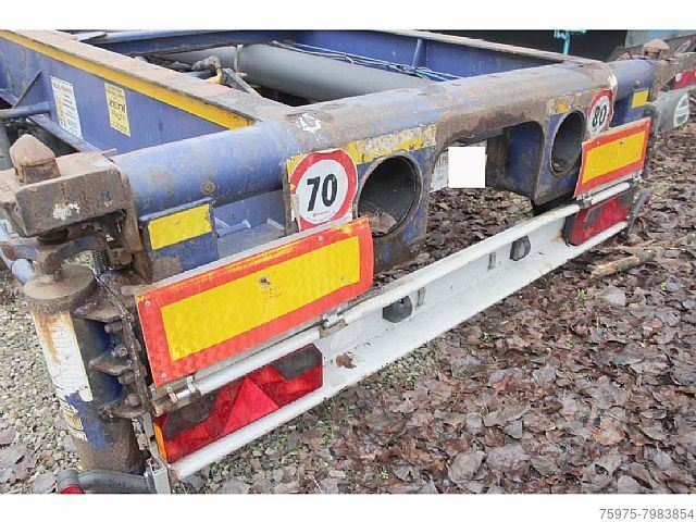 Tipper  semirmorchio ribaltabile 40portacontainer usato