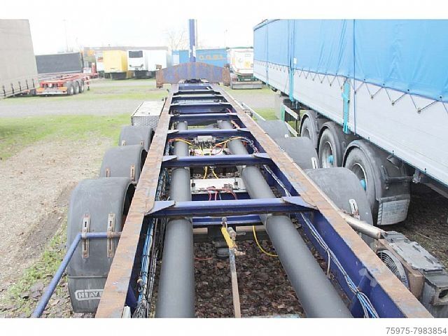 Tipper  semirmorchio ribaltabile 40portacontainer usato