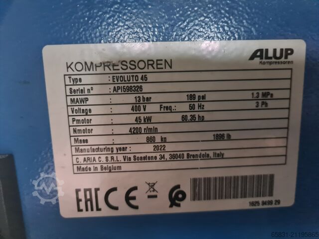 Schraubenkompressor ALUP Evoluto 45
