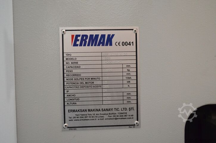 Stanzmaschine ERMAK RPP 1270x30 Tn