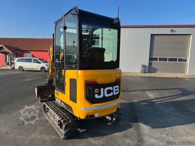 Minibagger JCB JCB H 19C-1, verstell Fahrwerk, 3 Löffel