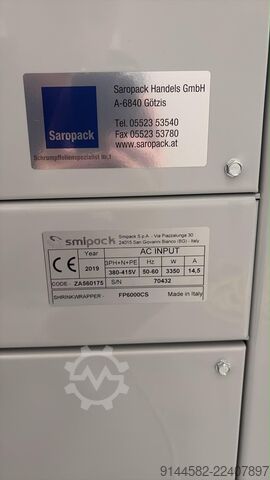 Shrinking equipment Smipack FP6000CS