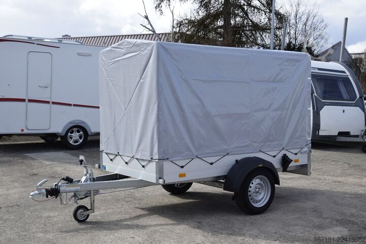 Open trailer with tarp HUMBAUR Startrailer H 132513 mit Plane und Spriegel