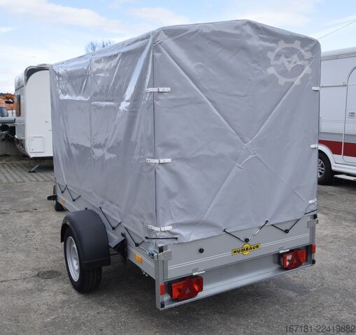 Open trailer with tarp HUMBAUR Startrailer H 132513 mit Plane und Spriegel