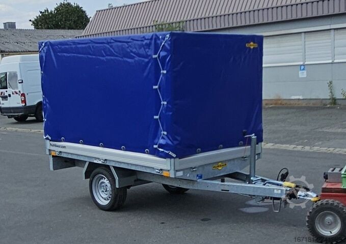 Open trailer with tarp HUMBAUR HU 152314 mit Plane und Spriegel 1300mm