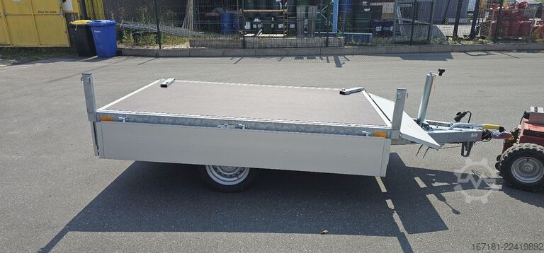 Open trailer with tarp HUMBAUR HU 152314 mit Plane und Spriegel 1300mm