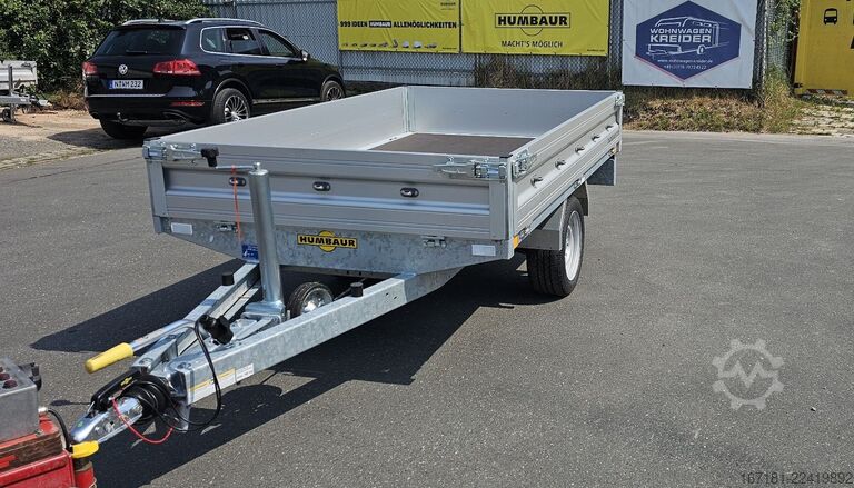 Open trailer with tarp HUMBAUR HU 152314 mit Plane und Spriegel 1300mm
