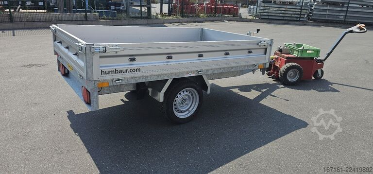 Open trailer with tarp HUMBAUR HU 152314 mit Plane und Spriegel 1300mm