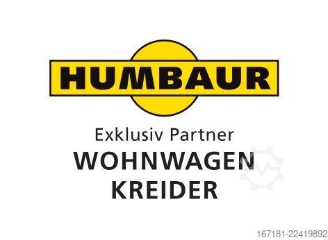 Open trailer with tarp HUMBAUR HU 152314 mit Plane und Spriegel 1300mm