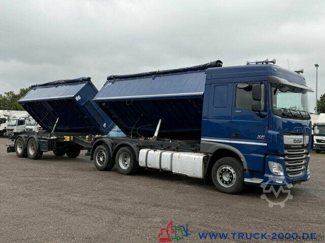 Dreiseitenkipper Anhänger Kempf THK18 Baustoff 2 Seitenkipper Liftachse Alu BPW