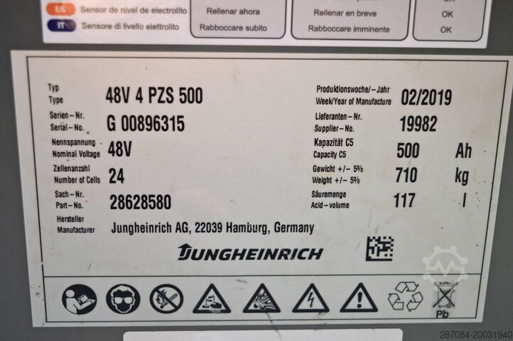 3-Rad-Gabelstapler Jungheinrich EFG 213